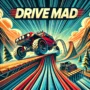 Drive Mad game scene featuring a car navigating through challenging terrain and obstacles. This thrilling driving challenge tests your car control and driving skills.