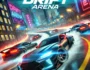 Drift Arena car racing game with high-performance vehicles drifting on futuristic city streets. Neon lights, intense tire smoke, and dynamic drifting motion. Experience high-speed racing in a vibrant, futuristic city environment.