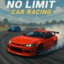 Red sports car drifting on a racetrack in 'Drift No Limit: Car Racing' game, showcasing sharp turns, high-speed action, and dynamic motion effects. A thrilling car racing experience with high-performance cars and intense gameplay.