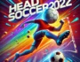 Exciting and dynamic image of Head Soccer 2022 game, featuring a player with a large head kicking a soccer ball. The image highlights the fun and competitive nature of this action-packed soccer game. Head Soccer 2022 title in bold, sporty font adds energy to the visual.
