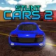 Ado Stunt Cars 2 gameplay featuring high-speed sports cars performing extreme stunts on ramps in an open-world racing arena. Stunning 3D graphics and dynamic action make this a must-play stunt driving game.