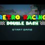 Pixel art image of Retro Racing: Double Dash, featuring colorful retro cars racing on a classic arcade-style track with a nostalgic 8-bit design