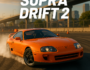Supra Drift 2 high-speed drift racing image showcasing realistic car simulation and precision steering for an immersive racing game experience.