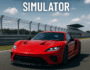Red GT sports car racing on a professional track in Real GT Racing Simulator gameplay