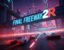 Final Freeway 2R Game, Retro Arcade Racing, Futuristic Highway, Neon Cityscape, Fast Cars