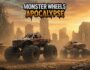 Monster Trucks in Post-Apocalyptic Cityscape, Monster Wheels Apocalypse Game, Vehicle Combat, Destruction, Off-Road Racing