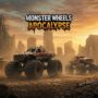 Monster Trucks in Post-Apocalyptic Cityscape, Monster Wheels Apocalypse Game, Vehicle Combat, Destruction, Off-Road Racing