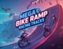 Mega Ramp Bike Racing Tracks: Extreme motorcycle stunts on high ramps. Experience thrilling bike racing action.