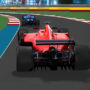 Formula Rush gameplay image showcasing fast-paced arcade racing with intuitive keyboard controls for US gamers.