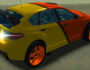 3D desert racing game poster featuring an off-road buggy speeding through sand dunes at sunset