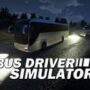Realistic gameplay of Bus Driver Simulator WebGL featuring a bus driving through a busy city with street signs and traffic, highlighting the immersive experience.