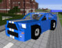 Minecraft car mod showing hidden keys in a racing environment, highlighting secret vehicle controls.”