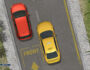 Park the Taxi 3 game screenshot showing a taxi navigating obstacles to park in a tight spot. A challenging parking simulator with precise driving skills required.