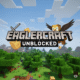 Eaglercraft Unblocked gameplay screenshot featuring pixelated blocks and vibrant landscapes, ideal for online gaming and school Wi-Fi.