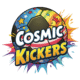 An eye-catching, vibrant illustration of a soccer ball with a unique, colorful pattern, adorned with stars and stripes. The ball is designed in a playful, cartoonish style, set against a dynamic and energetic splash of color. The image is perfect for casual mobile games, sports game promotions, and fun soccer apps. It evokes a cheerful and playful mood, ideal for attracting players seeking accessible soccer entertainment.
