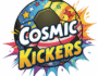 An eye-catching, vibrant illustration of a soccer ball with a unique, colorful pattern, adorned with stars and stripes. The ball is designed in a playful, cartoonish style, set against a dynamic and energetic splash of color. The image is perfect for casual mobile games, sports game promotions, and fun soccer apps. It evokes a cheerful and playful mood, ideal for attracting players seeking accessible soccer entertainment.