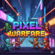 Pixel Warfare game art featuring retro pixel characters in intense online combat; perfect for indie FPS game marketing. Vibrant Pixel Warfare title design with futuristic pixel art graphics, ideal for online shooter game search results. High-energy Pixel Warfare visual showcasing classic pixelated aesthetics and modern shooter gameplay, optimized for gaming news and new game releases.