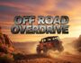 Off-road vehicle driving adventure at sunset in Off Road Overdrive game.