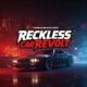 Reckless Car Revolt game title, muscle car, city street, neon lights, racing game, car game, action game