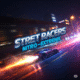 Street Racers Nitro Extreme game, high-speed car racing, night city race, nitro boost, extreme driving, racing game, video game, car with flames, motion blur