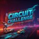 Circuit Challenge game title on a futuristic, glowing circuit board background.