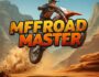 Motocross rider jumping, off-road motorcycle, MX OffRoad Master game, desert landscape, extreme sports, action shot, motorcycle adventure