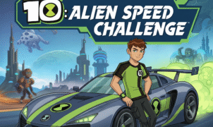 Ben 10 Car Game Image: High-Octane Alien Racing Adventure