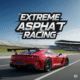 Extreme Asphalt Car Racing game screenshot featuring high-speed action and dynamic sports cars