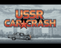 USSR Car Crash game logo featuring a shattered Soviet car, perfect for demolition derby games and realistic wreck physics.