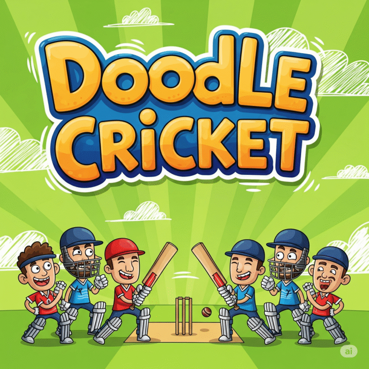 Doodle Cricket Game - Playful Cartoon Sports Fun