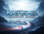 IceRider Racing Cars game art, ice racing, futuristic cars, extreme sports, mobile game