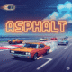 Screenshot of Asphalt Retro game featuring pixel-style classic cars racing on retro-themed city tracks