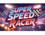 “Neon-lit city circuit in Super Speed Racer with a red sports car drifting under nitro boost”