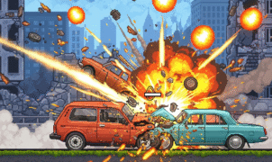Crush Soviet cars in an action-packed game. Wreck Soviet vehicles and experience high-speed destruction in CCCR
