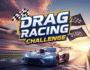 Two high‑performance sports cars launching off the starting line in Drag Racing Challenge, showcasing nitro boost and quarter‑mile speed duel.”