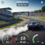 High-speed Nürburgring gameplay screenshot, realistic racing simulation with detailed car models and track visuals, perfect for racing game enthusiasts and motorsport fans. Experience the thrill of Nürburgring lap records.