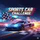 Red supercar drifting on a neon-lit circuit in Sports Car Challenge racing game