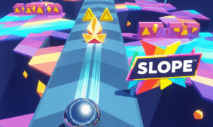 A dynamic 3D render of the game 